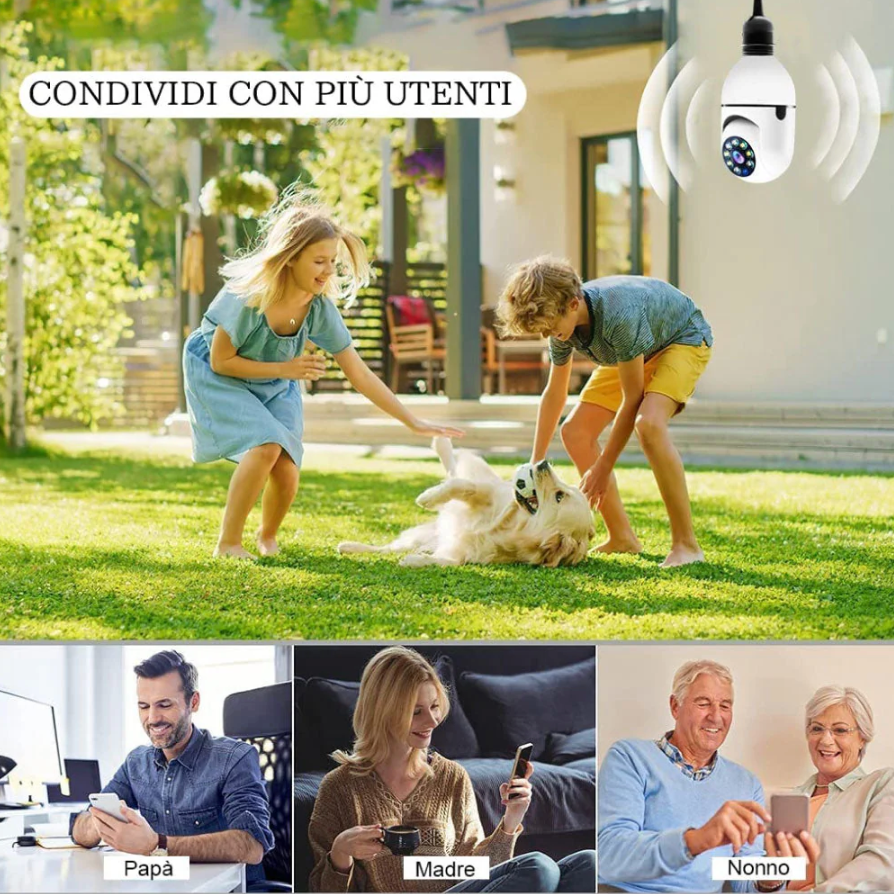Clamella| Lampada di sicurezza intelligente
